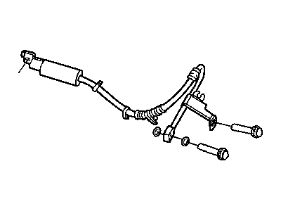 2005 Dodge Viper Brake Line - 5290043AA