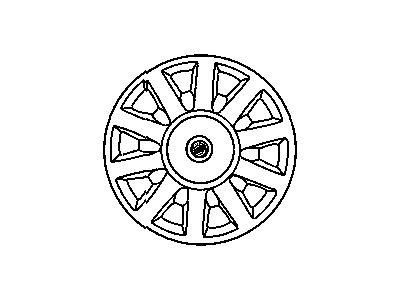 Mopar 5105021AC Wheel Cover