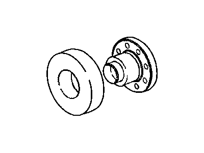 Mopar 5093604AA YOKE-Transfer Case Output