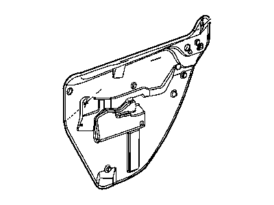 Mopar 5065171AC Shield-Rear Door