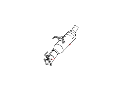 Mopar 68087113AH Catalytic Converter Scr With Ammonia Trap