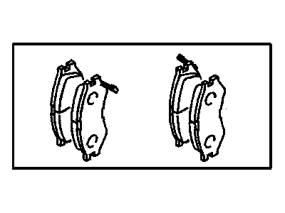 Mopar MR569780 Shoe Kit-Rear Disc Brake