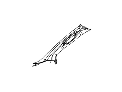 Mopar ZR23DX9AJ Molding-Windshield GARNISH