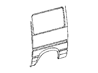 Mopar 5104212AA Panel-Body Side Rear