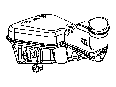 Mopar 5175091AA Reservoir-Brake Master Cylinder