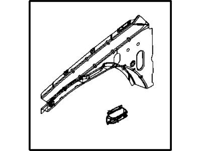 Mopar 5054008AD Beam-Front Fender Shield