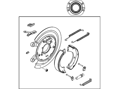 Mopar 52009967AJ Plate-Parking Brake