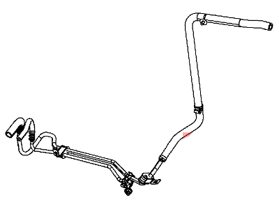 Mopar 5154410AE Hose-Power Steering Return