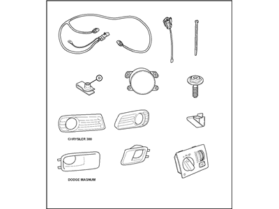 Mopar 82211447 Light Kit-Fog-Complete