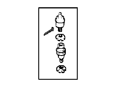 Mopar 4897594AA BALLJOINT-Front KNUCKLE