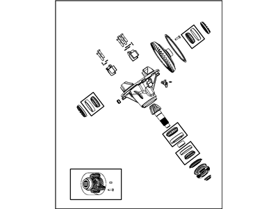 Mopar 68036566AA Head-Axle