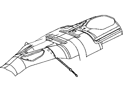 Jeep Cherokee Parking Brake Cable - 52128164AB