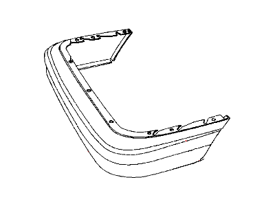 Mopar 4883948AA Fascia Rear