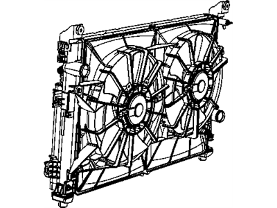 Mopar 68002781AA Fan MODUL-Radiator Cooling