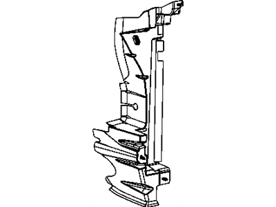 Mopar 4677664AC Shield-Radiator Side