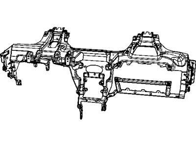 Mopar 5028867AA Reinforce-Instrument Panel