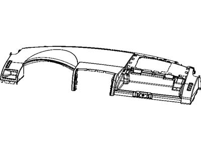 Mopar 1JW431DVAB Cover-Instrument Panel