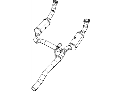 Dodge Nitro Catalytic Converter - 52125332AF