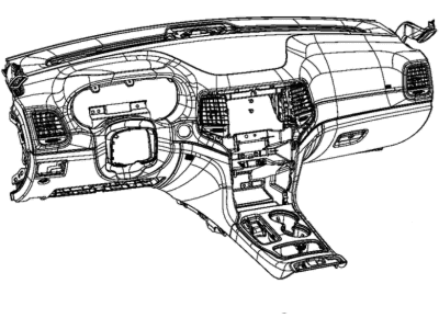 Mopar 5SM401CSAE Bezel-Gear Shift Indicator