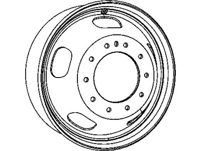 Mopar 1CM11S4AAA Steel Wheel