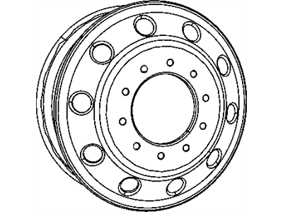 4755300AA - Genuine Mopar Wheel-Aluminum