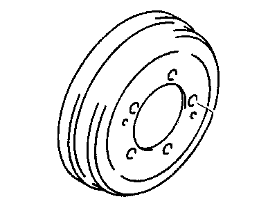 2004 Dodge Stratus Brake Drum - MB895659