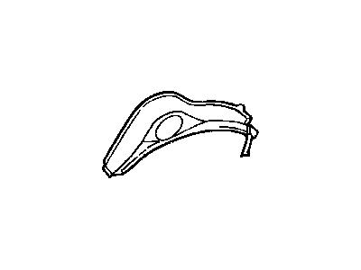 Mopar 4716045 WHEELHOUSE Rear Outer