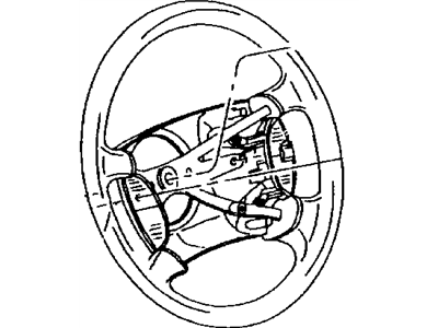 2005 Dodge Dakota Steering Wheel - YV251DHAB