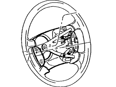 2004 Dodge Durango Steering Wheel - YV251DHAB