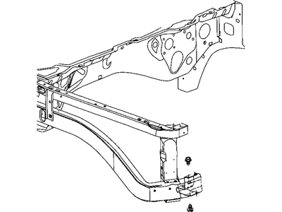 Mopar 55275694AK Radiator Support