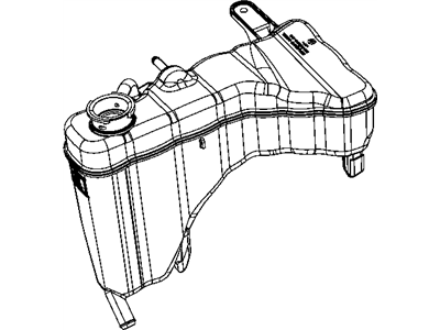 Mopar 52014521AD Bottle-COOLANT Recovery