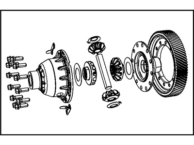 Mopar 5078726AA Differential Assembly-TRANSAXLE