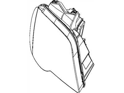 Mopar 5113059AD Headlamp