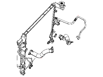 Mopar 68003966AA Engine Cooling Radiator