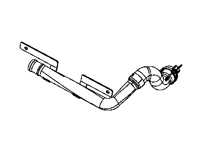 Mopar 55037884AD Hose-Radiator Inlet