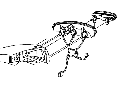 Mopar 4848420 Lamp-Tail Stop Turn