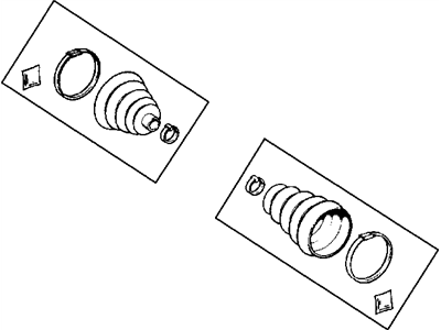 Jeep Grand Cherokee CV Boot - 4796233