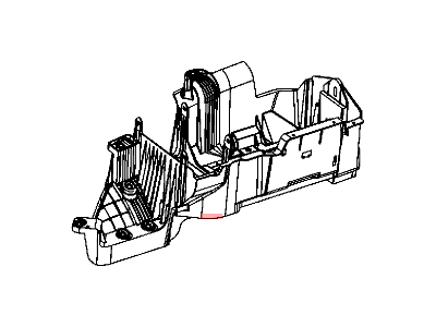 2013 Jeep Wrangler Battery Tray - 68079473AE