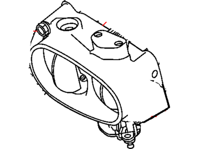 2004 Dodge Viper Throttle Body - 5037112AC