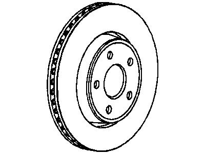 Mopar 2AMV5012AD Front Brake Rotor