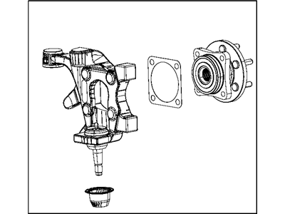 Mopar 68253068AA Knuckle-Rear