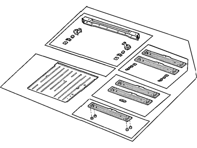 Mopar 56052412AD Pan-Floor