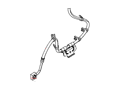 Ram 4500 Hydraulic Hose - 68110743AA