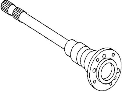 Mopar 68019135AA Axle Half Shaft