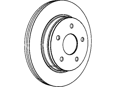 2011 Ram Dakota Brake Disc - 52855005AB