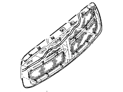 Mopar 55077767AE Grille-Radiator