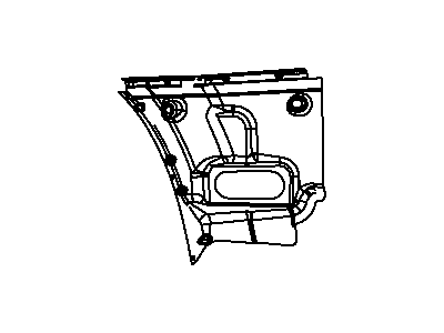 Mopar 5109587AC Bracket-FASCIA