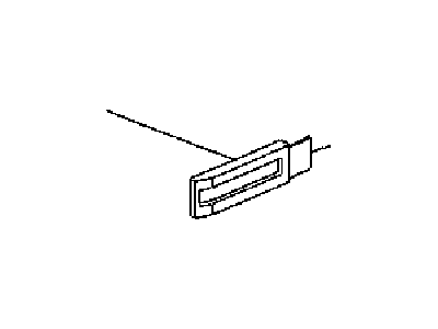 Mopar 55397091AC Cover-TAILGATE Hinge