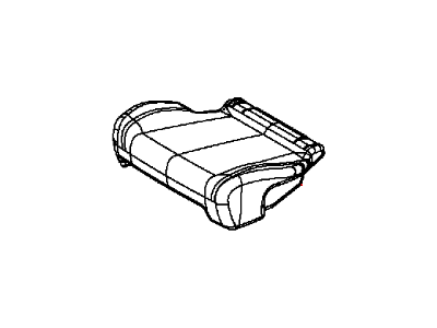 Mopar 5RW36DX9AA Rear Seat Cushion 2Nd Row Cover