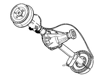 Mopar 52128073 Cable-Parking Brake